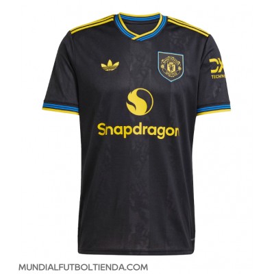Camiseta Manchester United Manuel Ugarte #25 Tercera Equipación Replica 2025-26 mangas cortas Camiseta Manchester United Manuel Ugarte #25 Tercera Equipación Replica 2025-26 mangas cortas